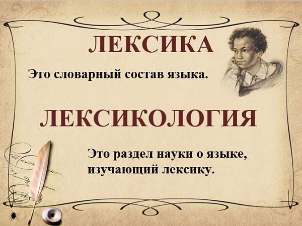 Лексика это, лексикология это