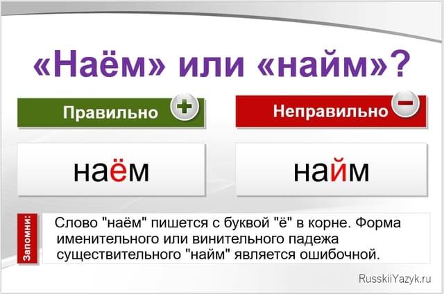 Наём или найм